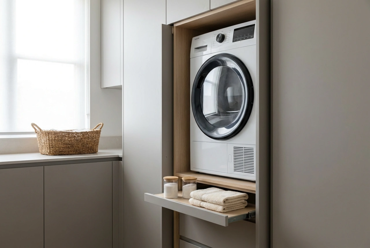 Comment intégrer un sèche-linge encastrable en garantissant une ventilation optimale