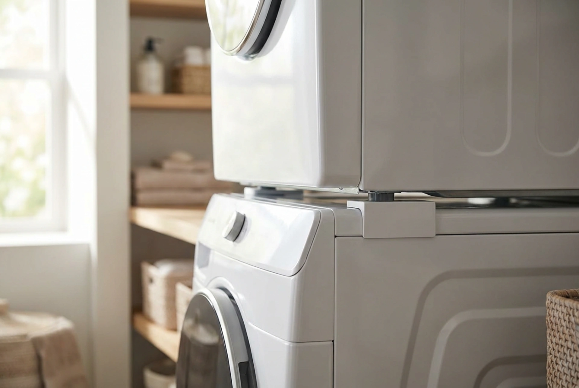 Le kit de superposition pour lave-linge et sèche-linge : assurer une stabilité parfaite en colonne