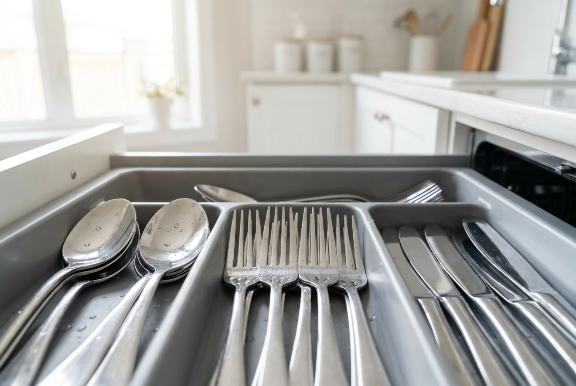 Comment disposer les couverts dans le tiroir du lave-vaisselle pour un lavage parfait