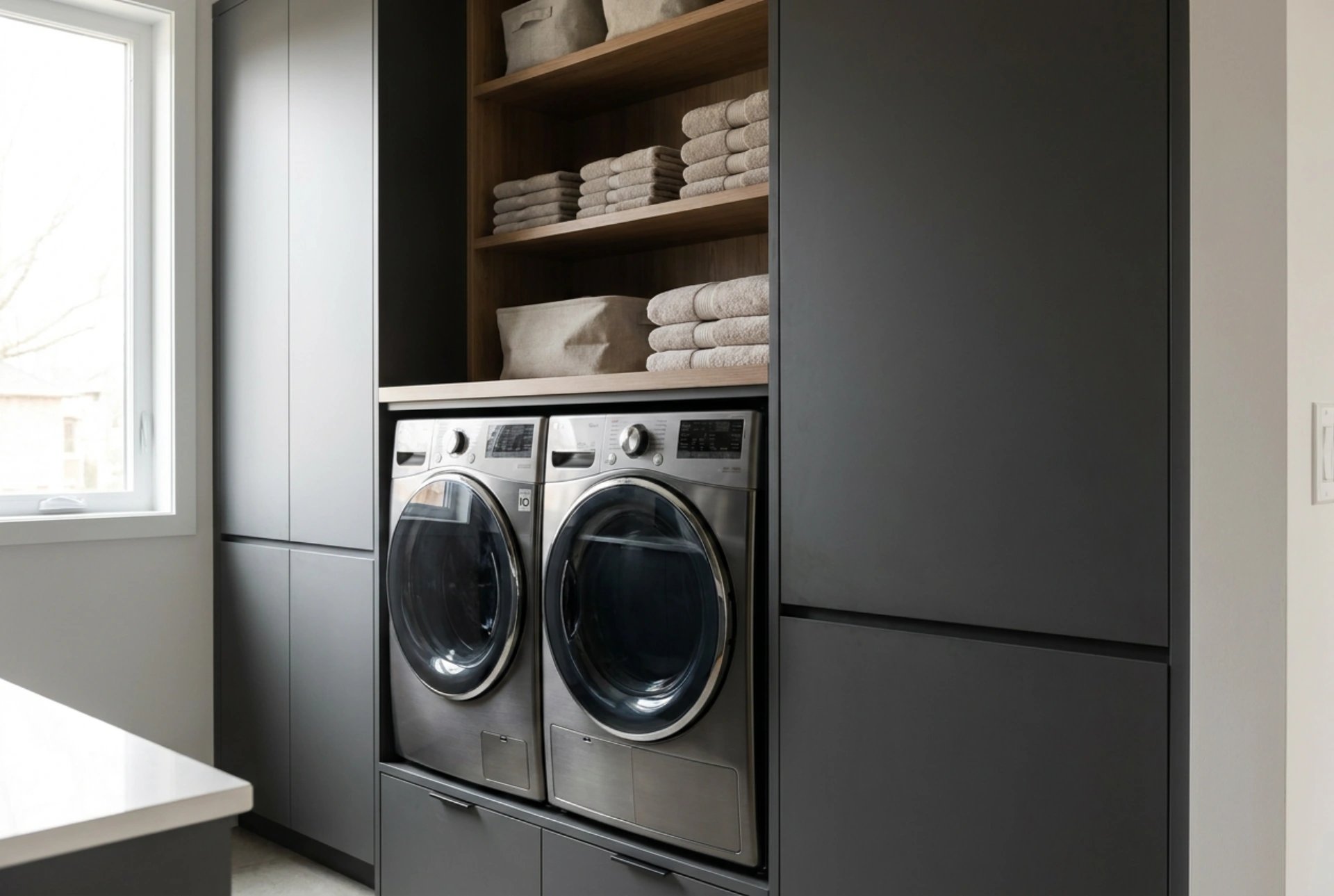 Lave-linge et sèche-linge encastrés : optimiser l'installation pour un entretien facile