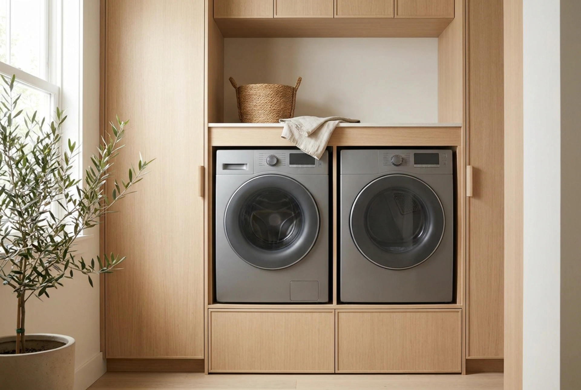 Comment intégrer un lave-linge séchant encastrable sans risque de surchauffe