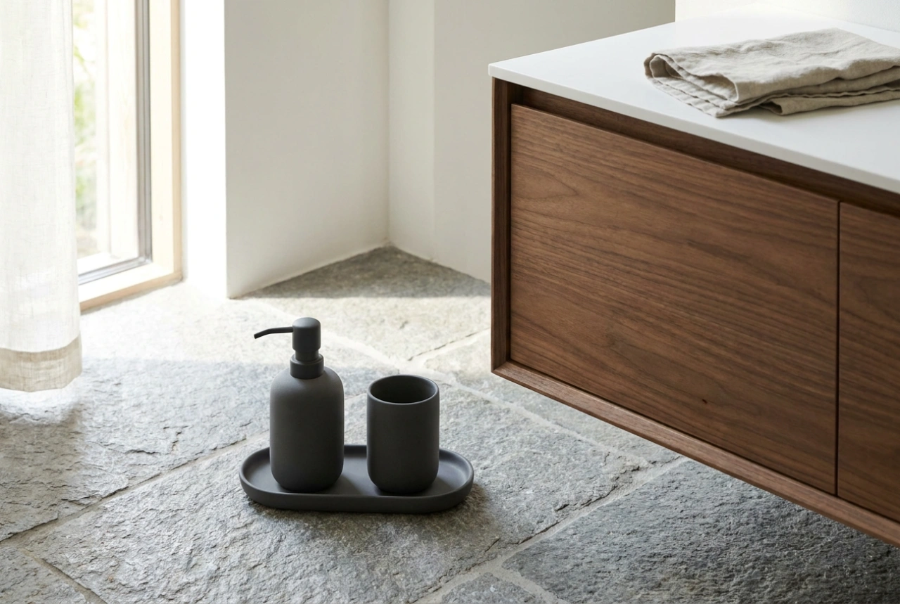 Où placer le combiné porte-papier et brosse de toilette pour un confort optimal