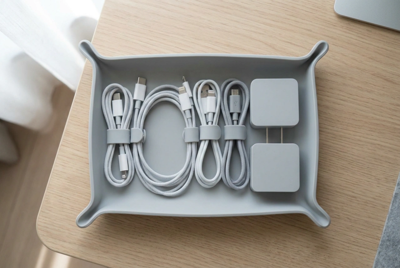 Comment organiser ses câbles et chargeurs dans un seul organiseur
