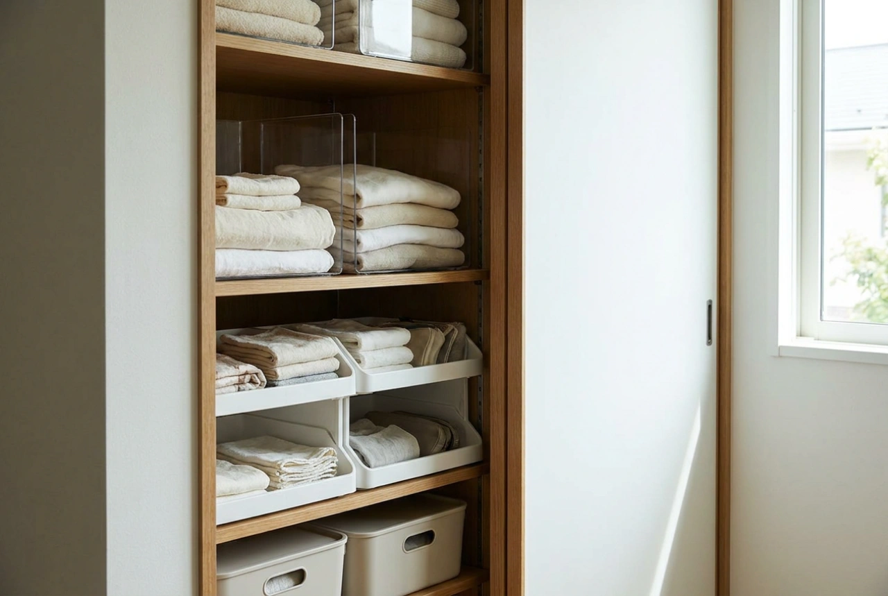 Comment organiser un placard à portes coulissantes dans un espace restreint