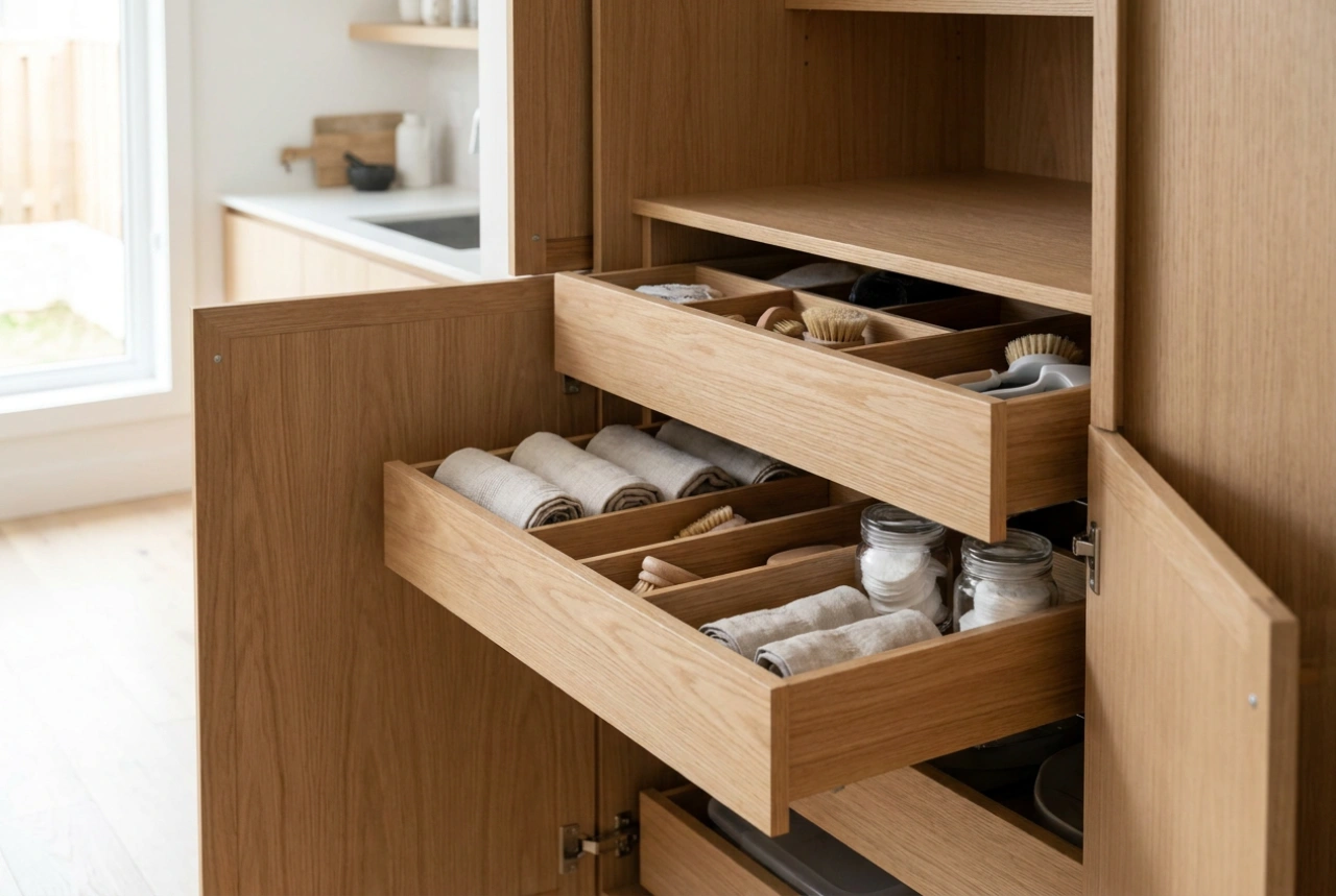 Armoire haute à tiroirs : l'art de l'organisation verticale pour vos petits objets