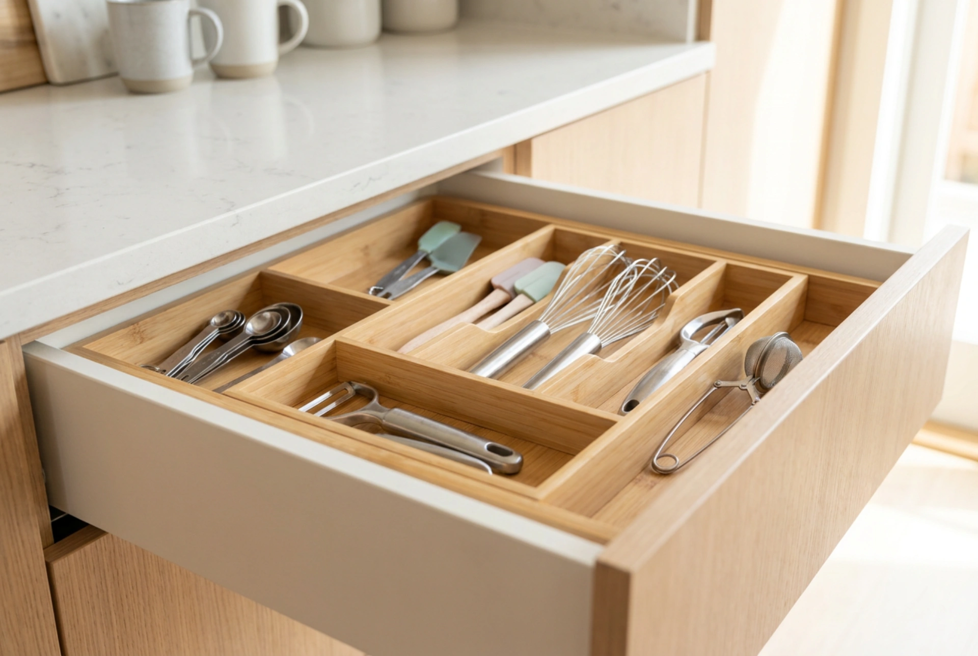 Quand utiliser un organiseur de tiroir en bambou pour vos petits objets