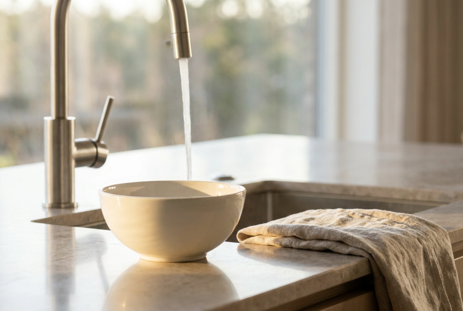 Que faire quand l'évier de cuisine est bouché et que l'eau ne s'écoule plus