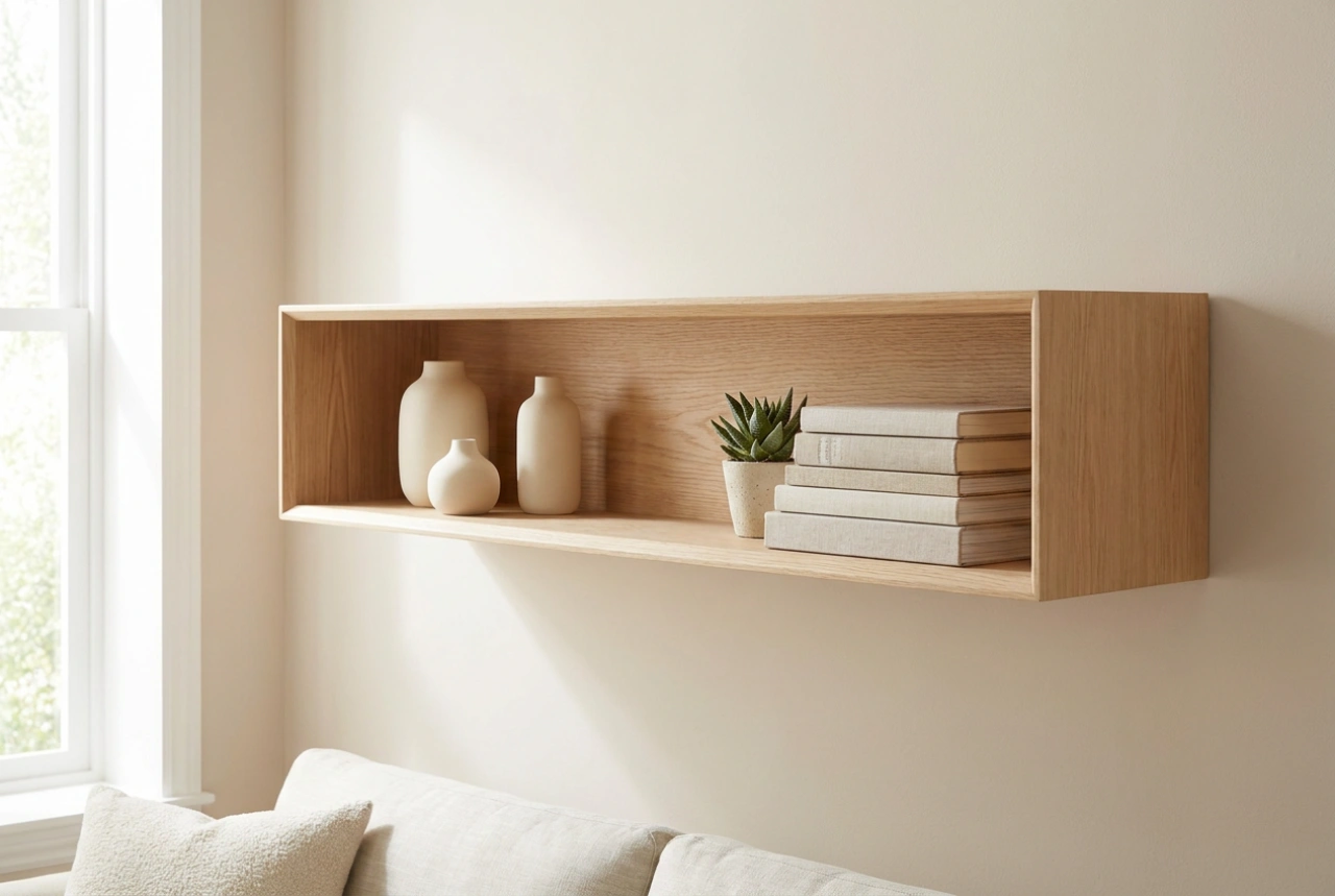 Comment concevoir et organiser une étagère murale sans encombrement visuel