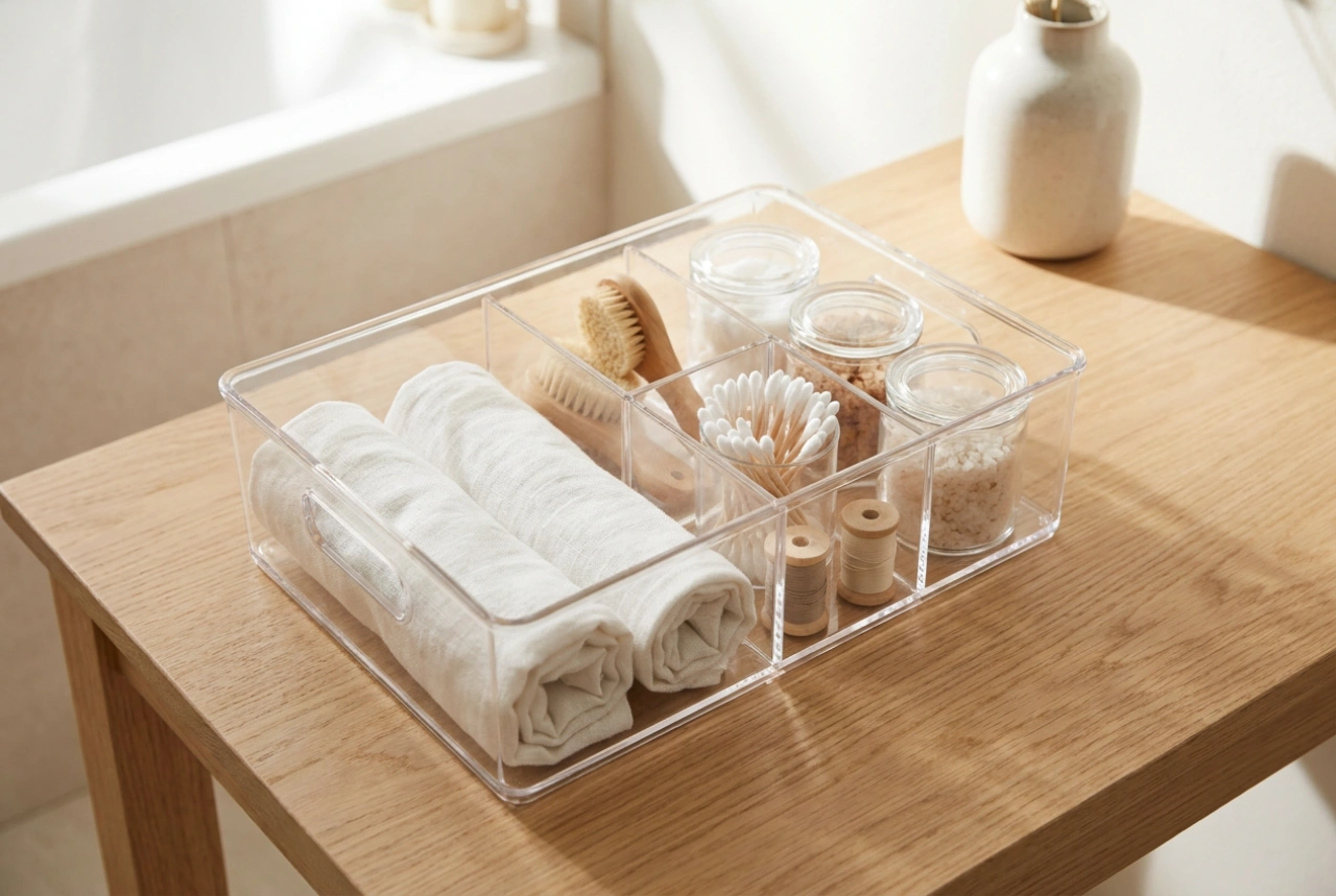 Le bac en plastique avec couvercle : optimiser le tri des petits objets