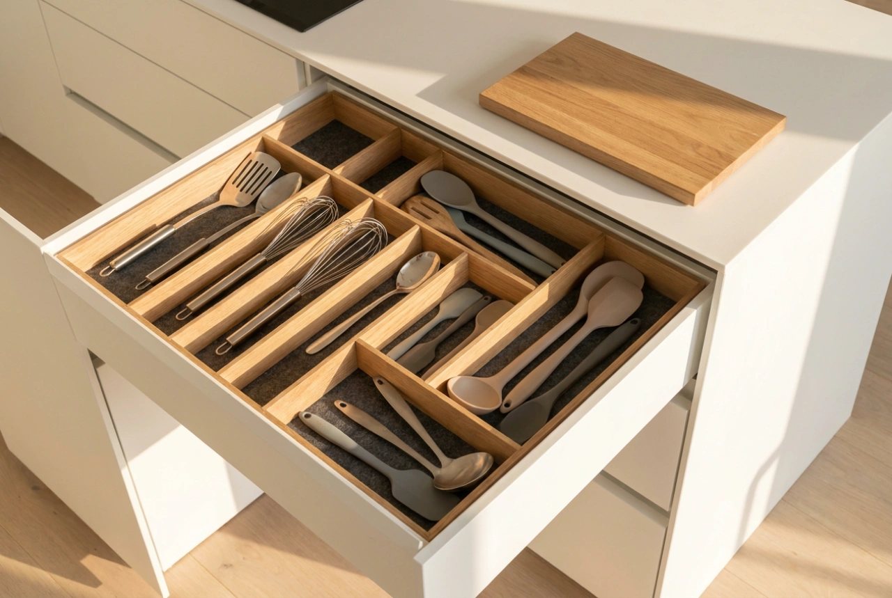 Comment choisir et adapter les organisateurs de tiroir de cuisine pour vos ustensiles