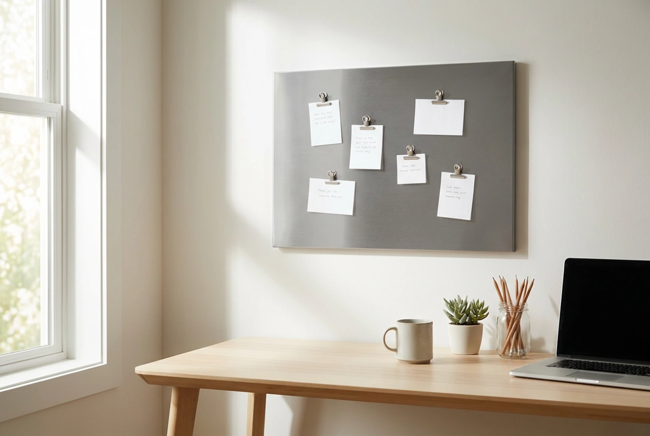 Comment planifier un tableau magnétique mural dans son bureau à domicile