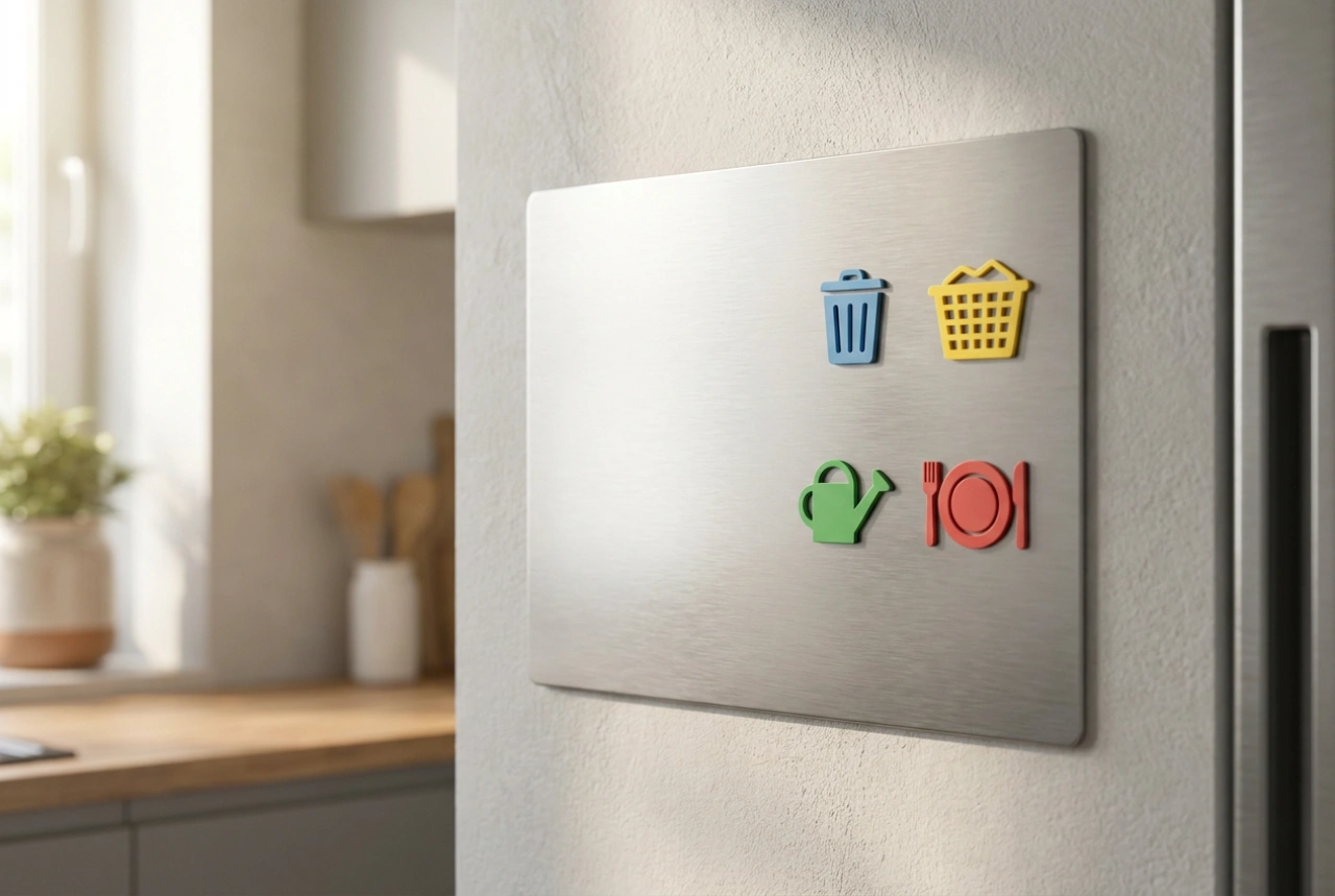 Le tableau magnétique pour enfants : un outil pédagogique d'organisation et de rangement