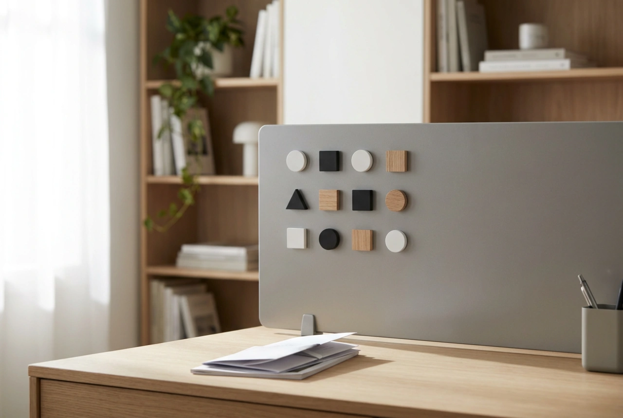Comment organiser ses aimants sur un tableau magnétique sans chaos
