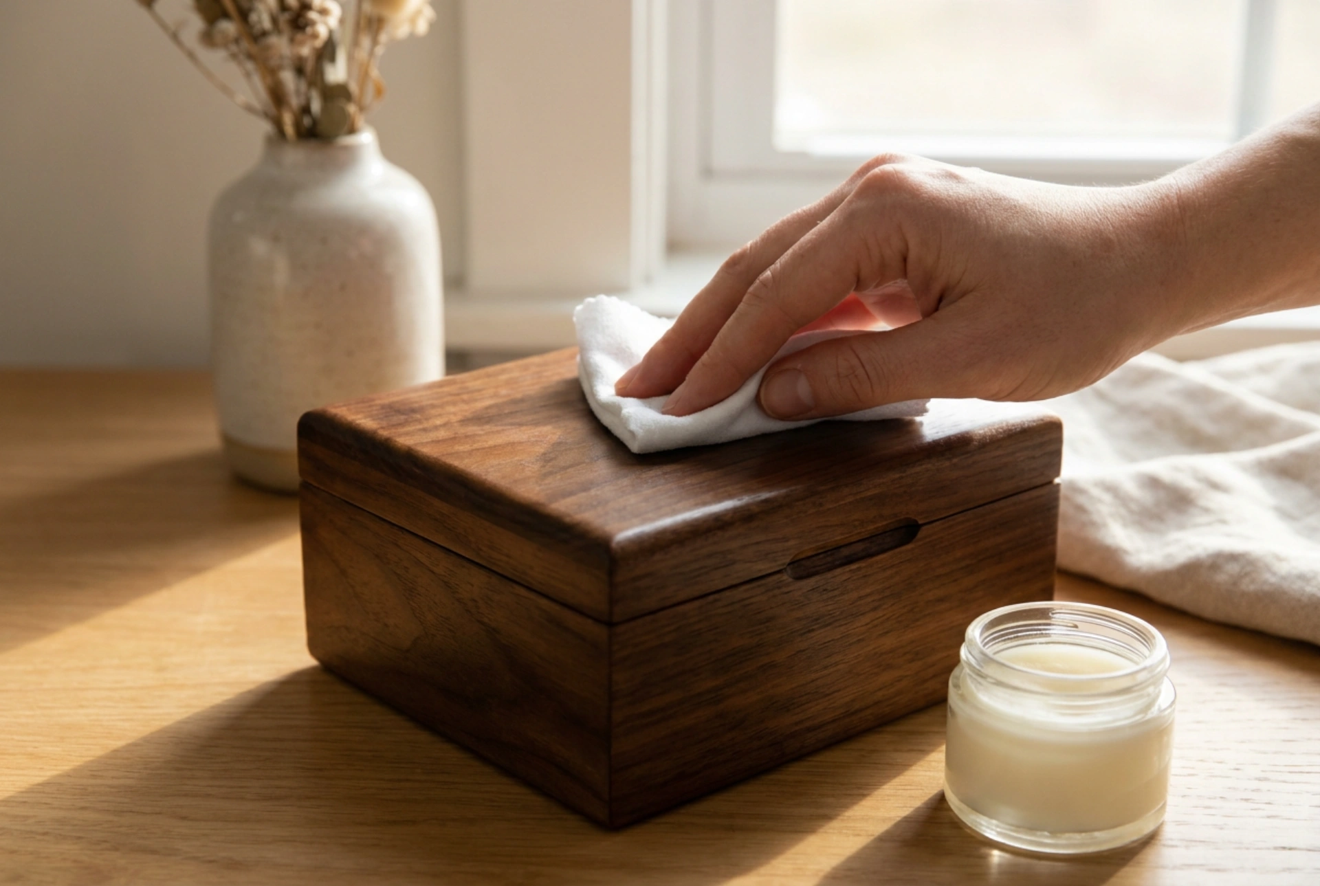 Comment entretenir une boîte à bijoux en bois sans la dessécher