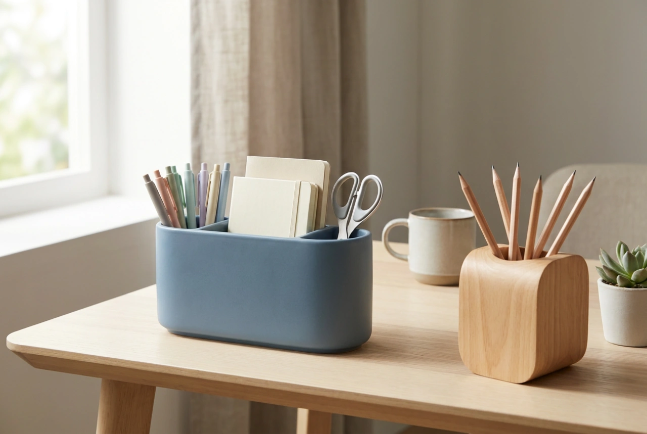L'organisateur de bureau pour enfant : la base d'un rangement efficace après l'étude