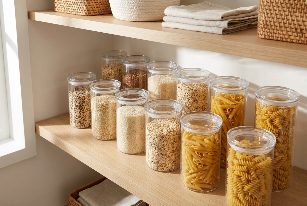 Comment les bocaux en verre optimisent l'organisation de la cuisine
