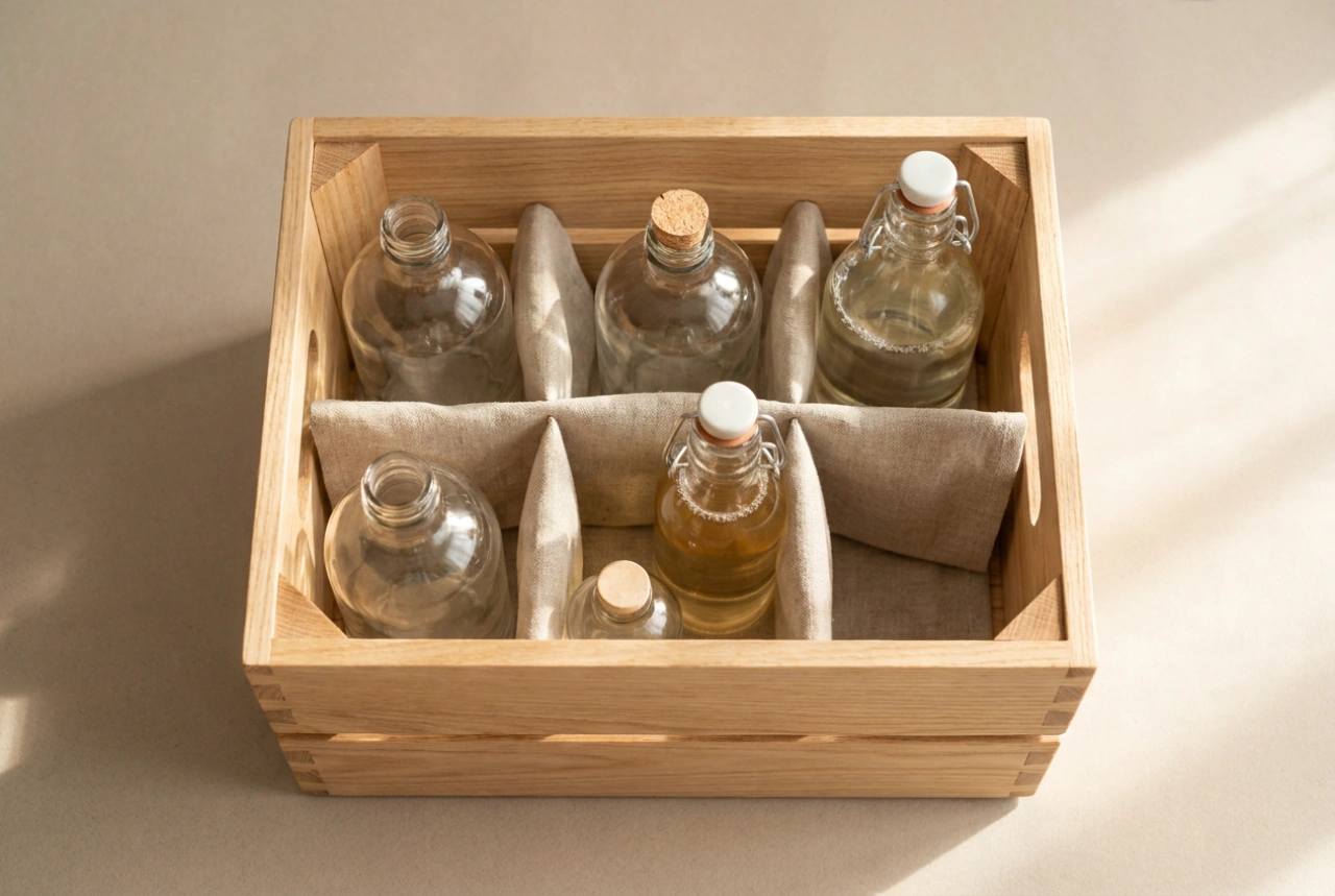 Comment stocker la bière dans une caisse en bois de manière stable et pratique