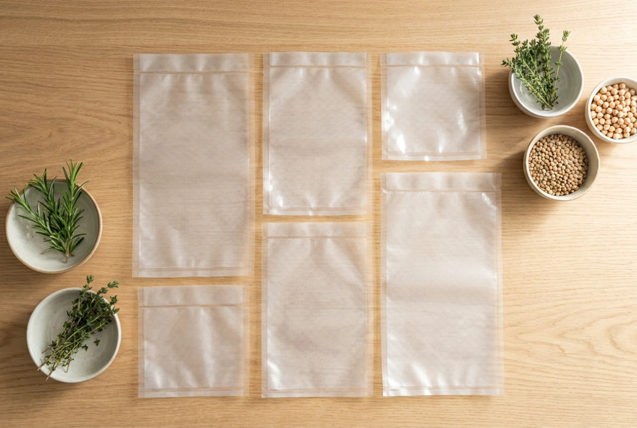 Comment choisir les sacs pour machine sous vide selon les types d'aliments