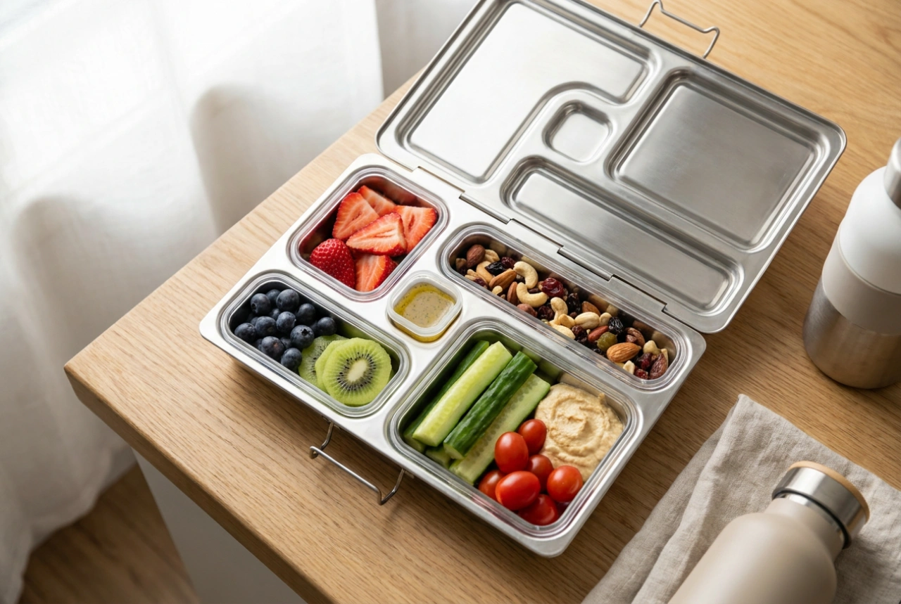 Comment composer un lunchbox à compartiments pour enfants sans aucun débordement