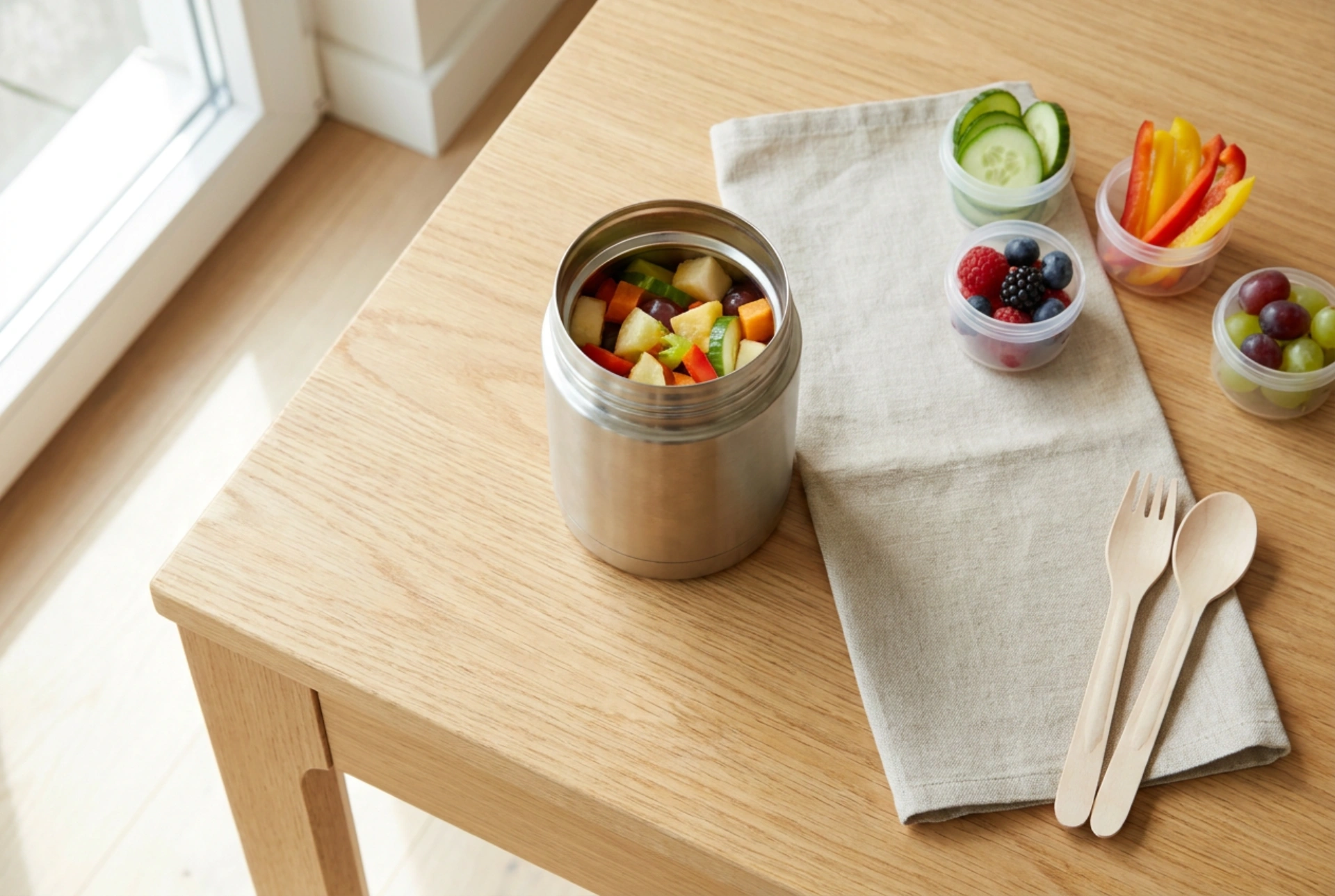 Comment préparer un thermos alimentaire pour l'école sans aucune fuite