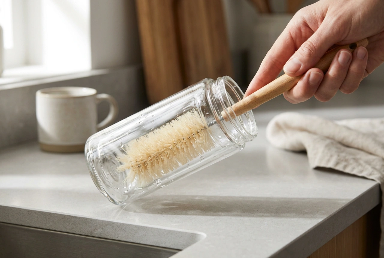 Comment nettoyer en toute sécurité un thermos avec une ampoule en verre