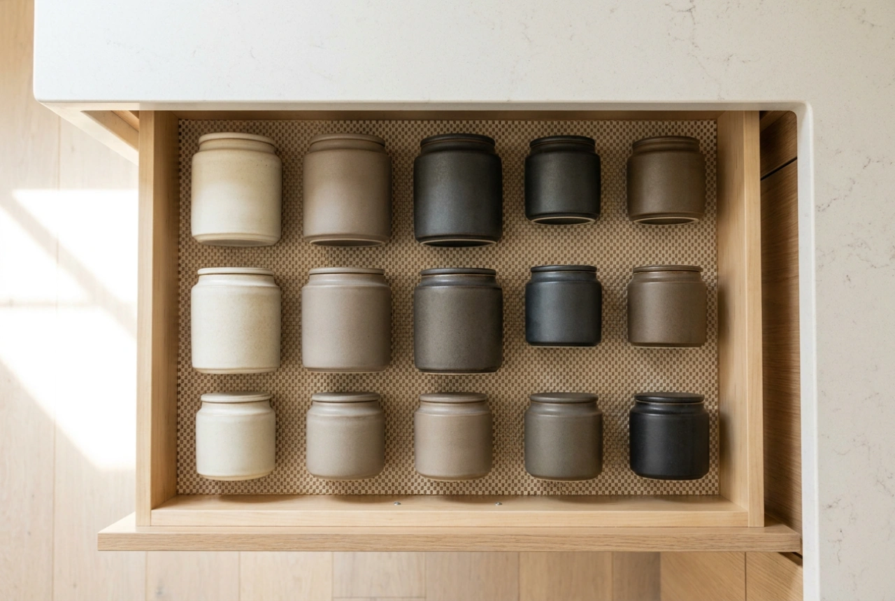 Comment organiser ses bocaux et récipients en céramique dans les placards de cuisine