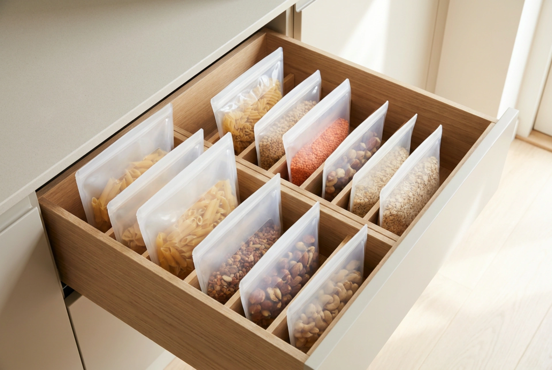 Comment utiliser les sachets zippés à curseur sans encombrement ni désordre