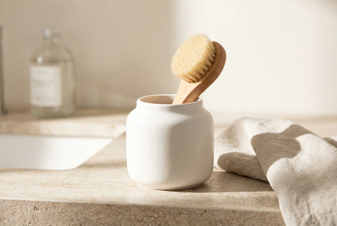 Comment désinfecter la brosse de toilette après le nettoyage
