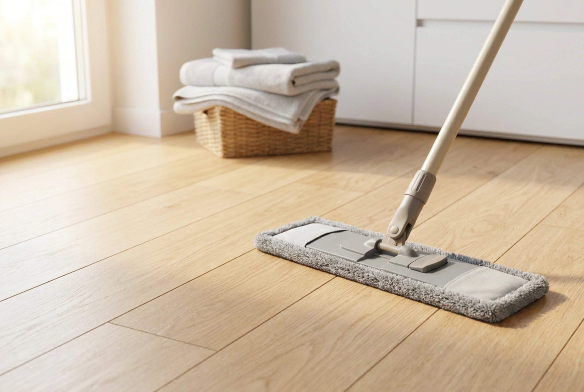Nettoyant à la cire pour parquet et stratifié : quand est-il utile et quand est-il nocif ?