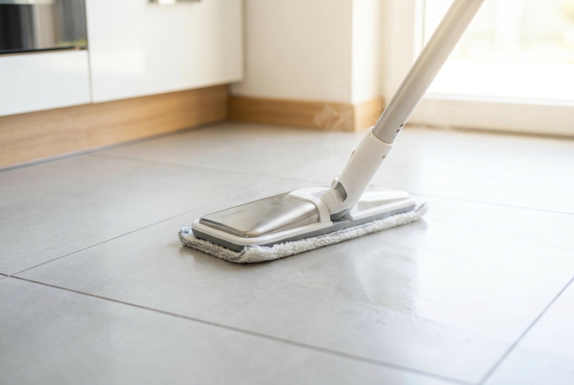 Balai vapeur pour carrelage : comment nettoyer sans traces ni détérioration des joints