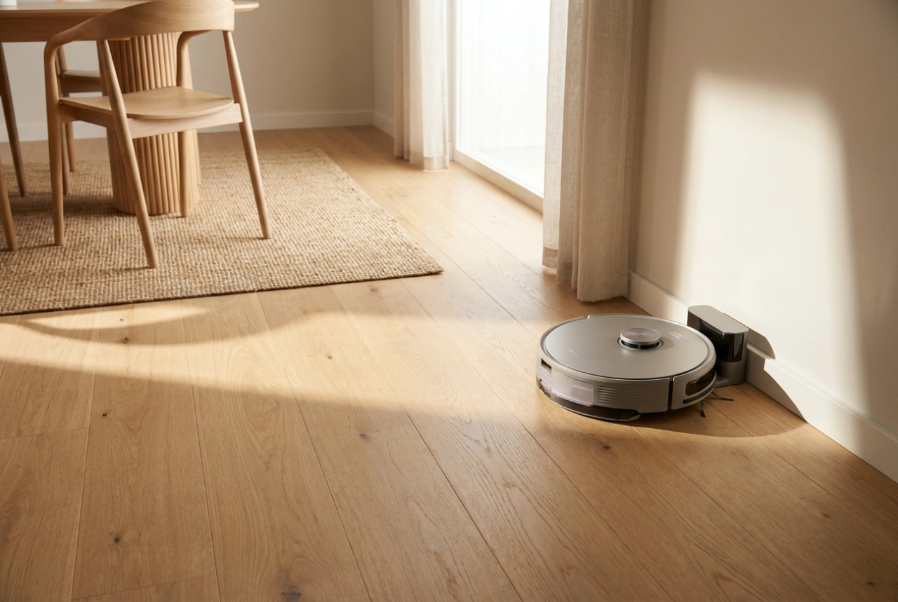 Comment planifier le nettoyage de votre robot aspirateur laveur après les repas