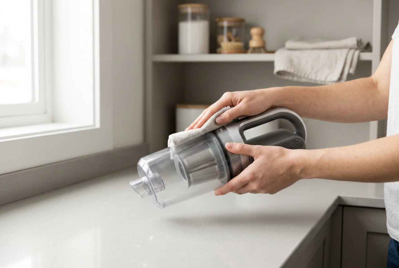 Comment maintenir la puissance d'aspiration d'un petit aspirateur sans sac