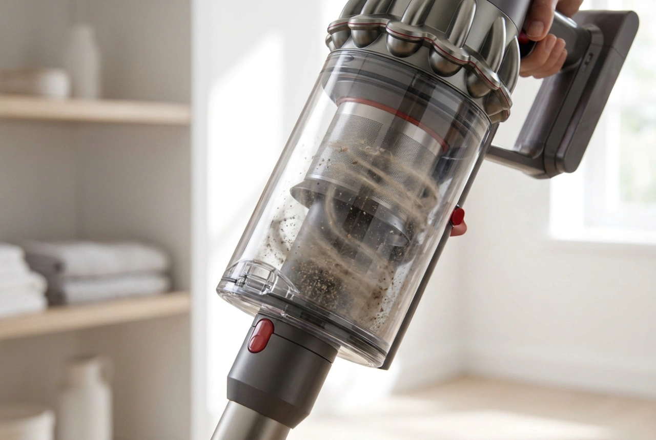 Comment fonctionne le filtre cyclonique d'un aspirateur et quand le nettoyer