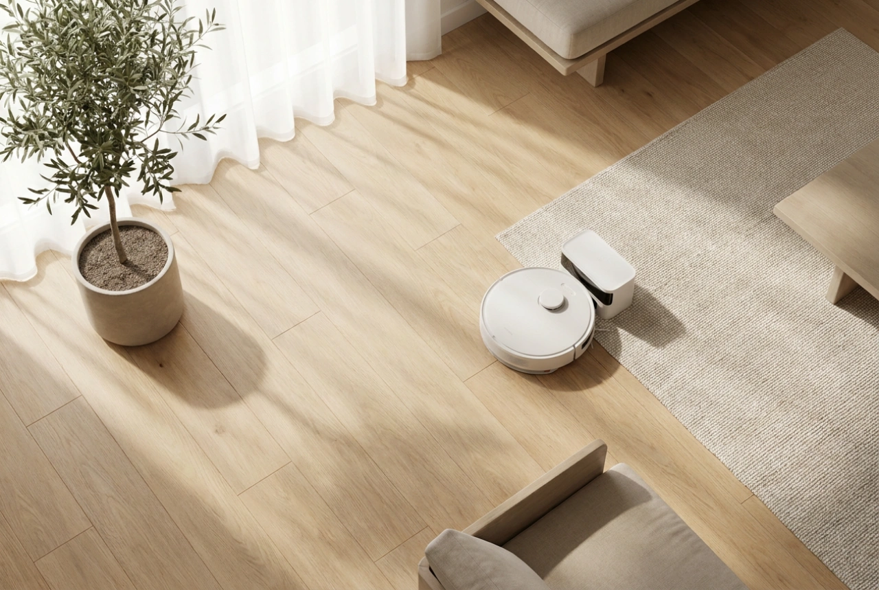Programme de nettoyage étape par étape pour robot aspirateur laveur