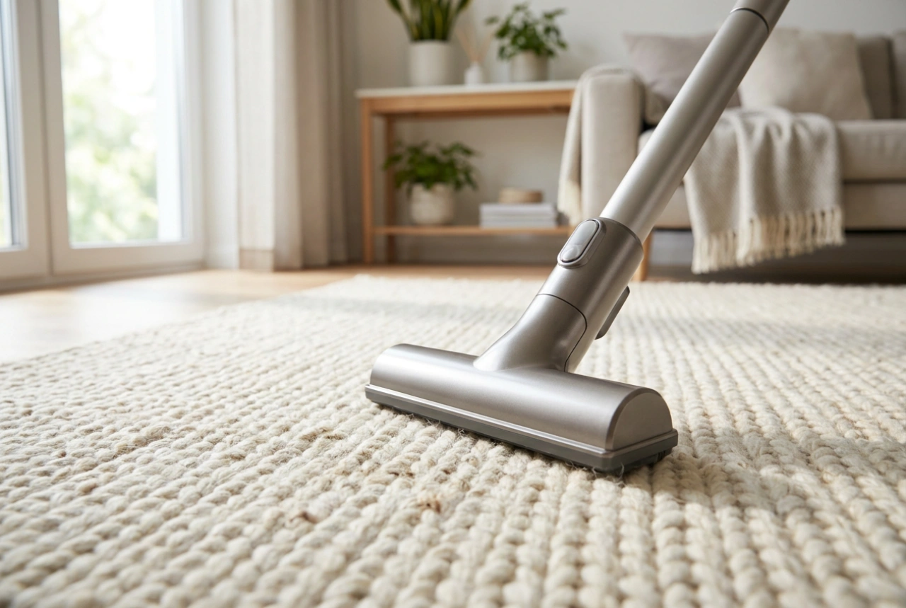 Comment éliminer les poils de chien des tapis et tissus d'ameublement avec un aspirateur