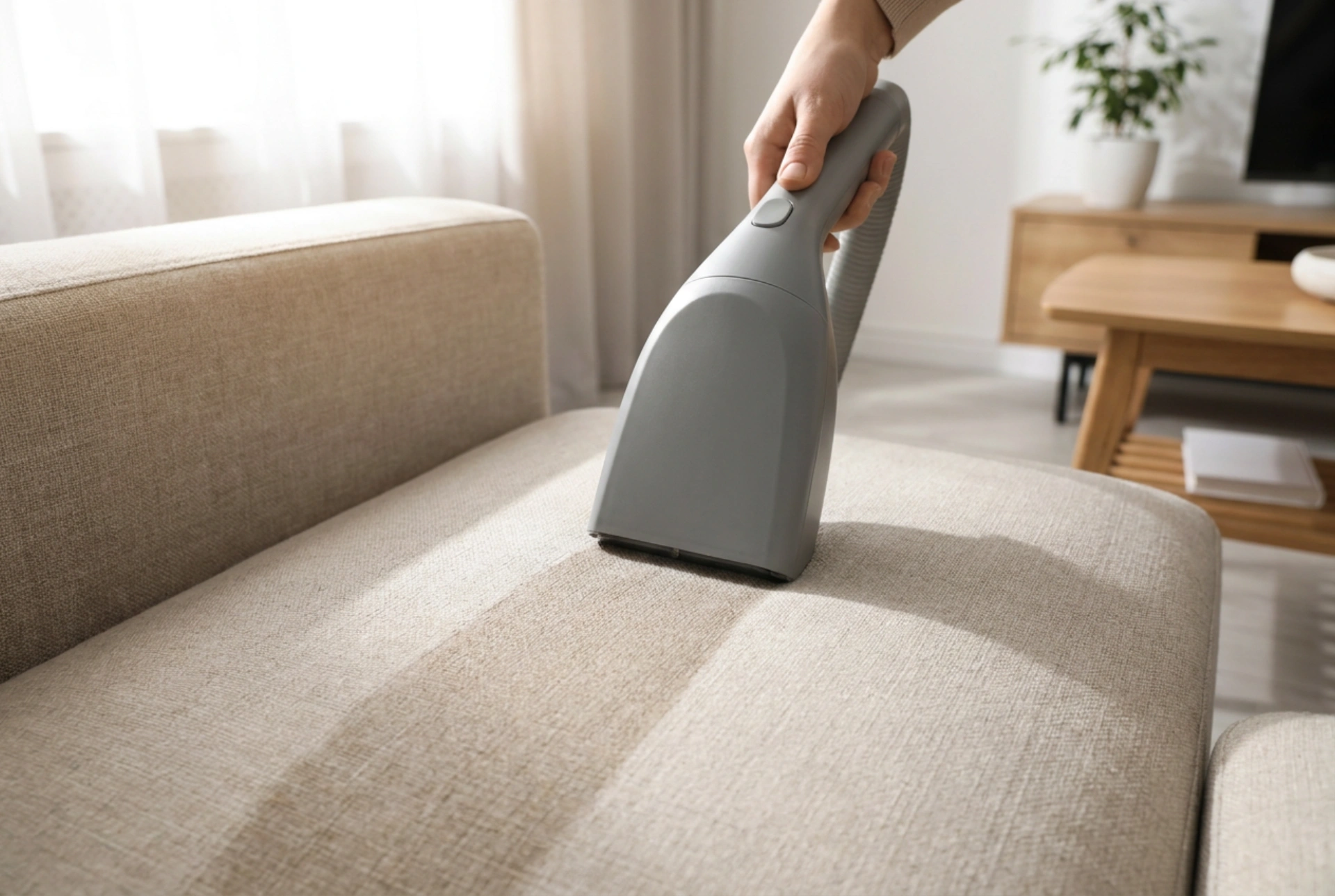 L'injecteur-extracteur portable : maîtriser le nettoyage ciblé des textiles d'ameublement