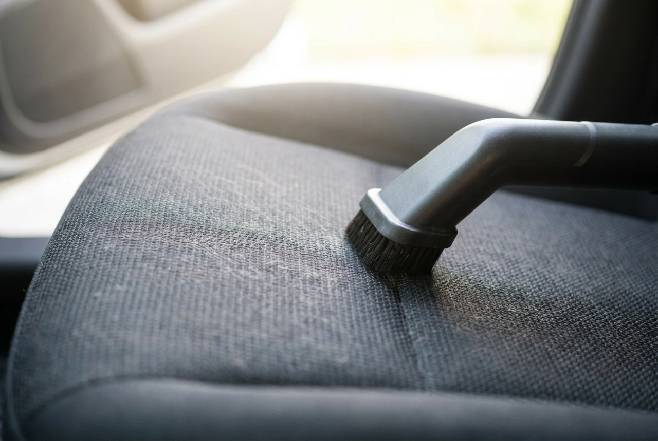 Nettoyage des sièges de voiture à l'injecteur-extracteur sans excès d'humidité