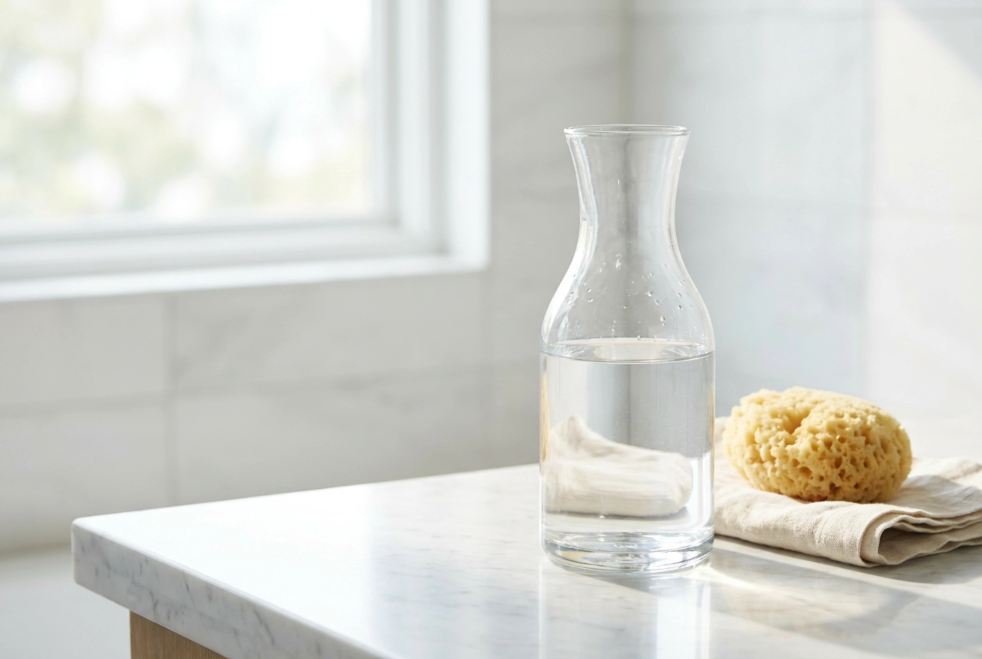 Comment nettoyer efficacement une carafe à eau en verre sans laisser de traces