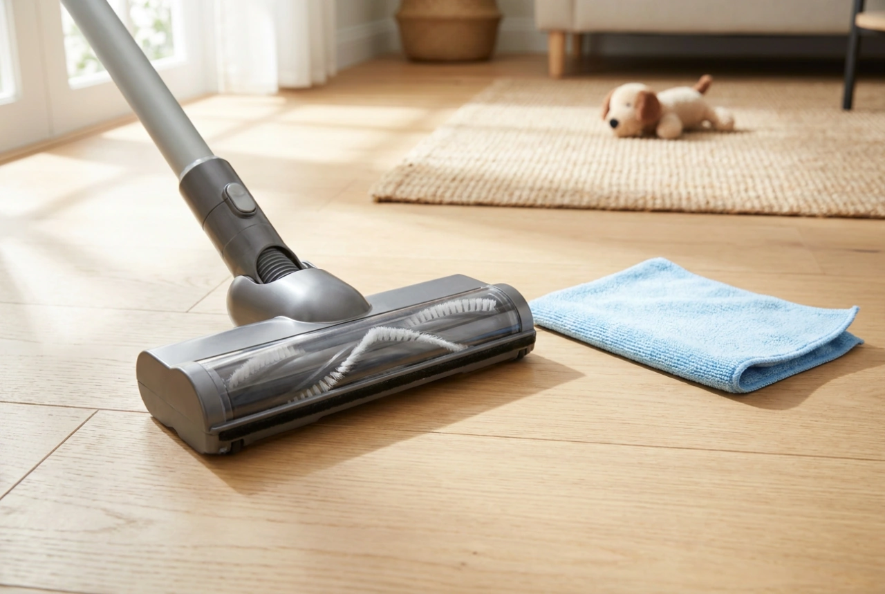 Comment aspirer les poils d'animaux avec un aspirateur balai sans obstruer la brosse