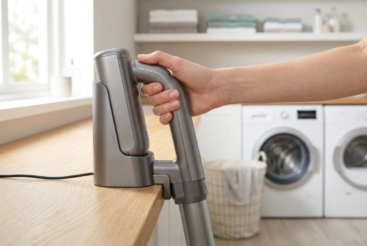 Pourquoi une batterie amovible sur un aspirateur balai facilite le ménage