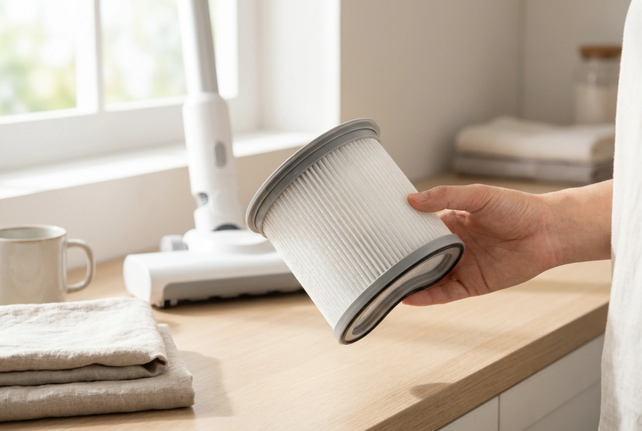 Comment le décolmatage automatique du filtre d'aspirateur préserve le flux d'air
