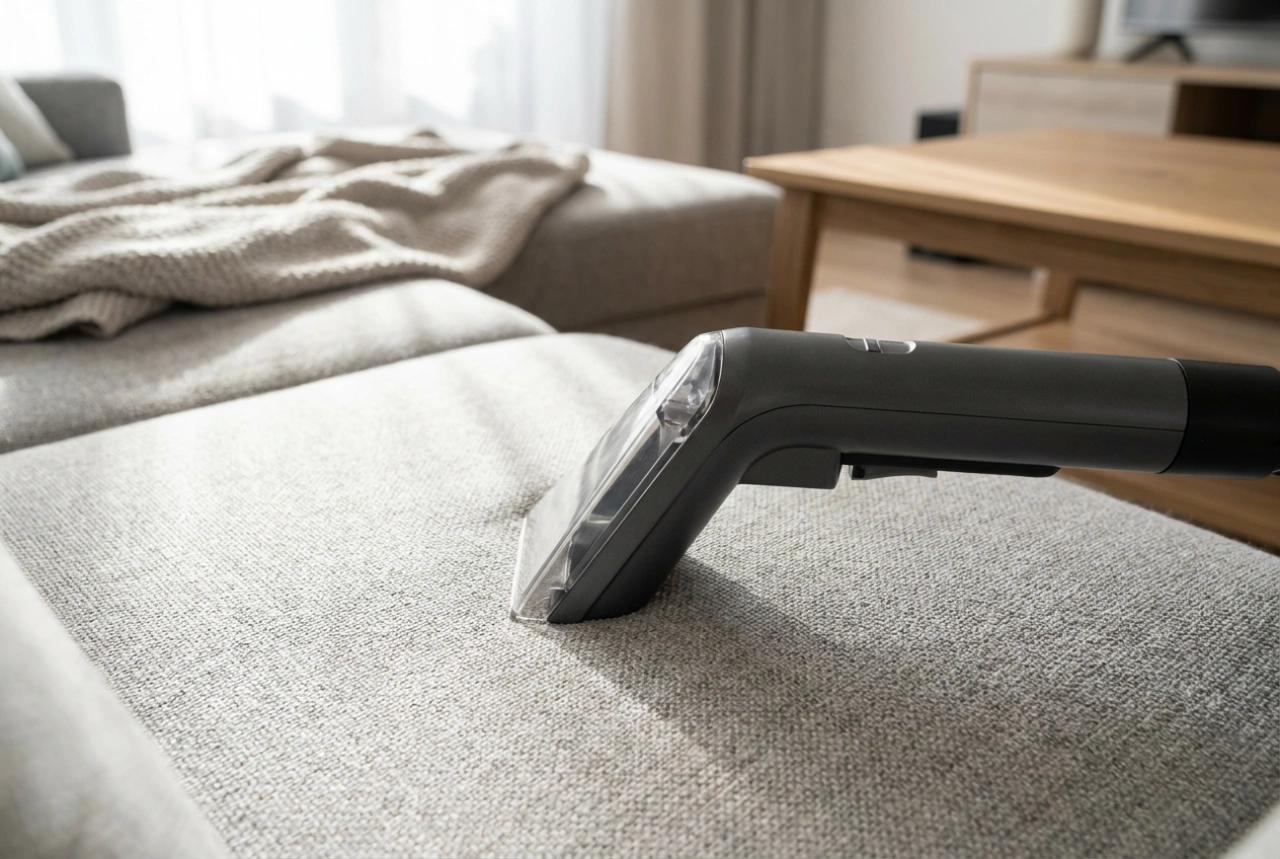 Comment nettoyer un canapé avec un injecteur-extracteur portable