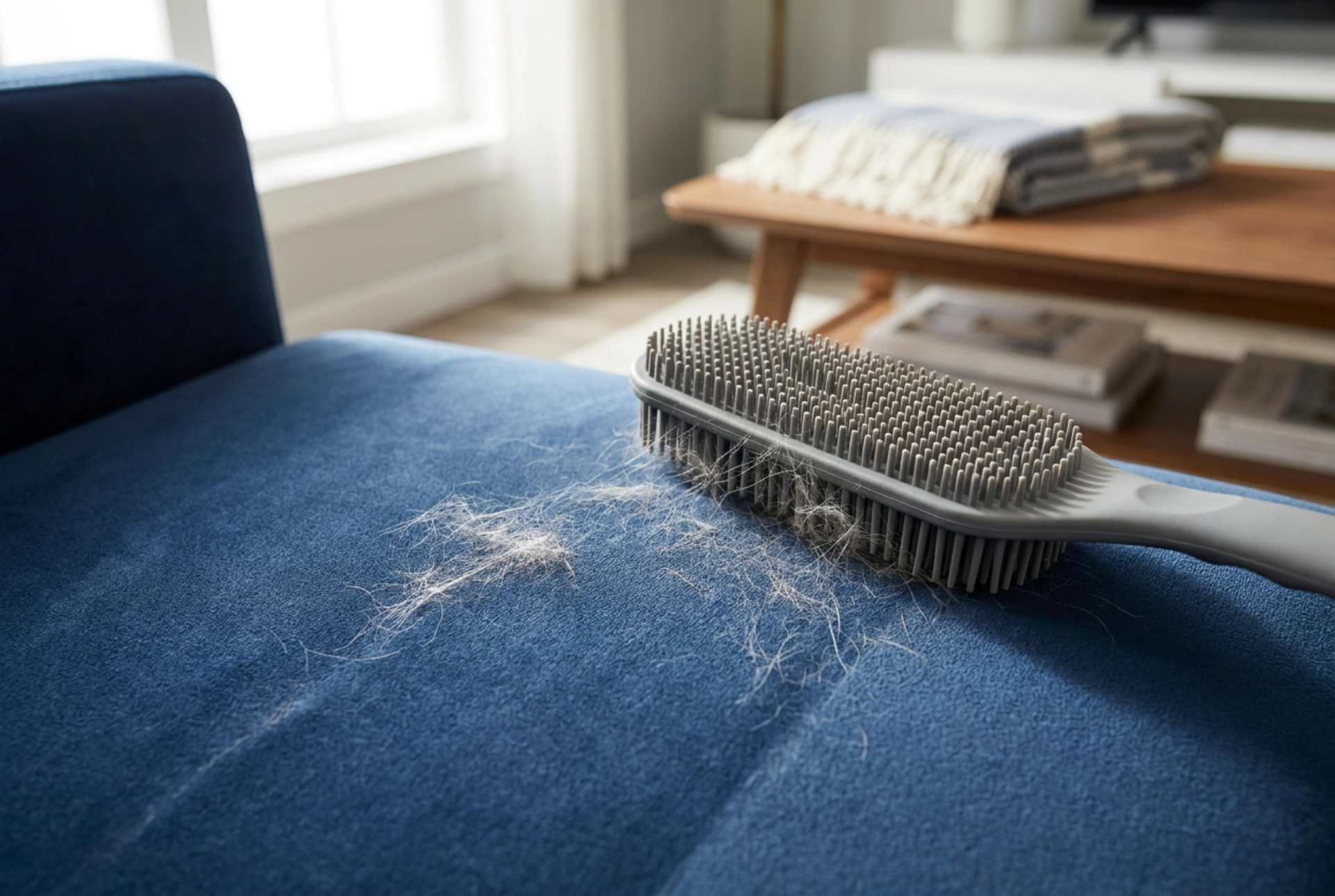 Comment éliminer efficacement les poils d'animaux des tapis et canapés