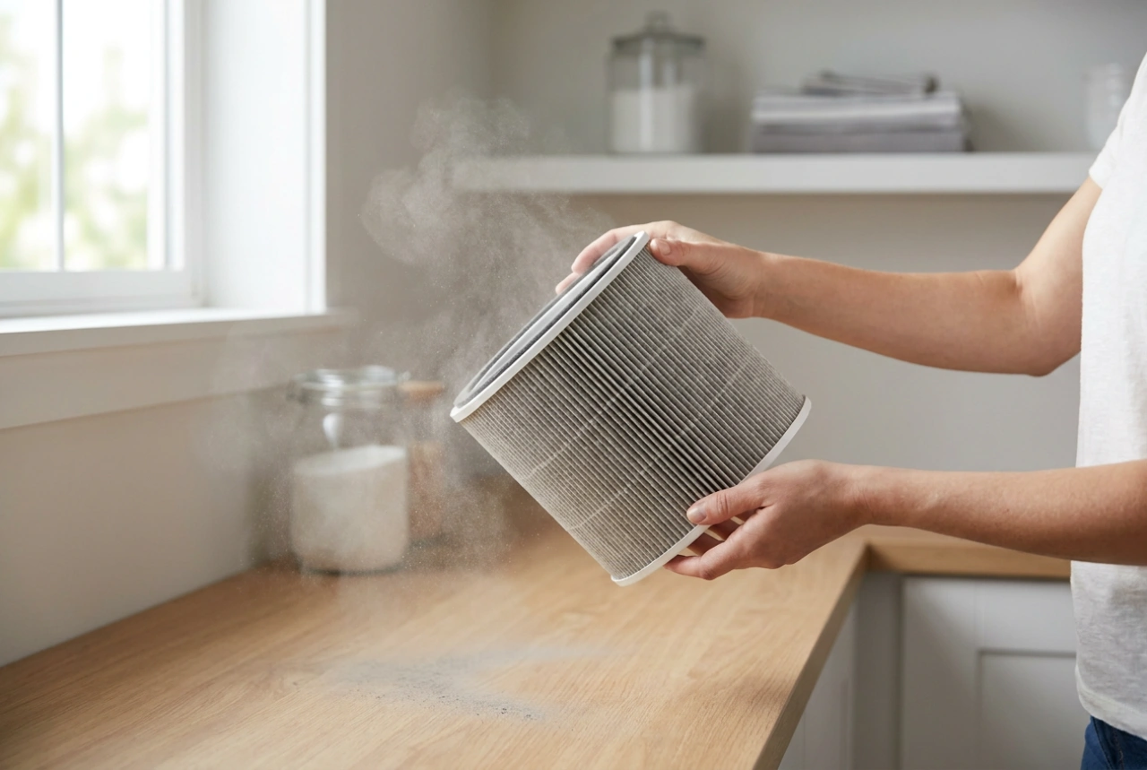 Comment nettoyer le filtre d'un aspirateur à cendres après un foyer froid