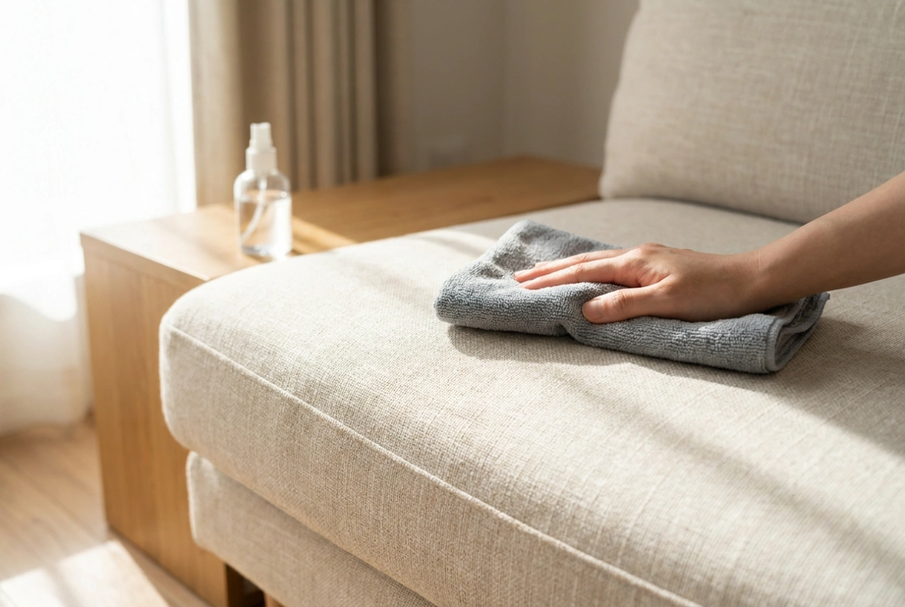 Comment nettoyer un canapé en tissu sans le détremper
