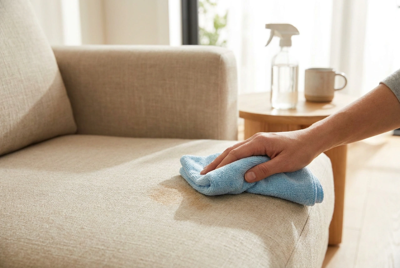 Comment utiliser un nettoyant pour canape sans laisser de traces apres sechage