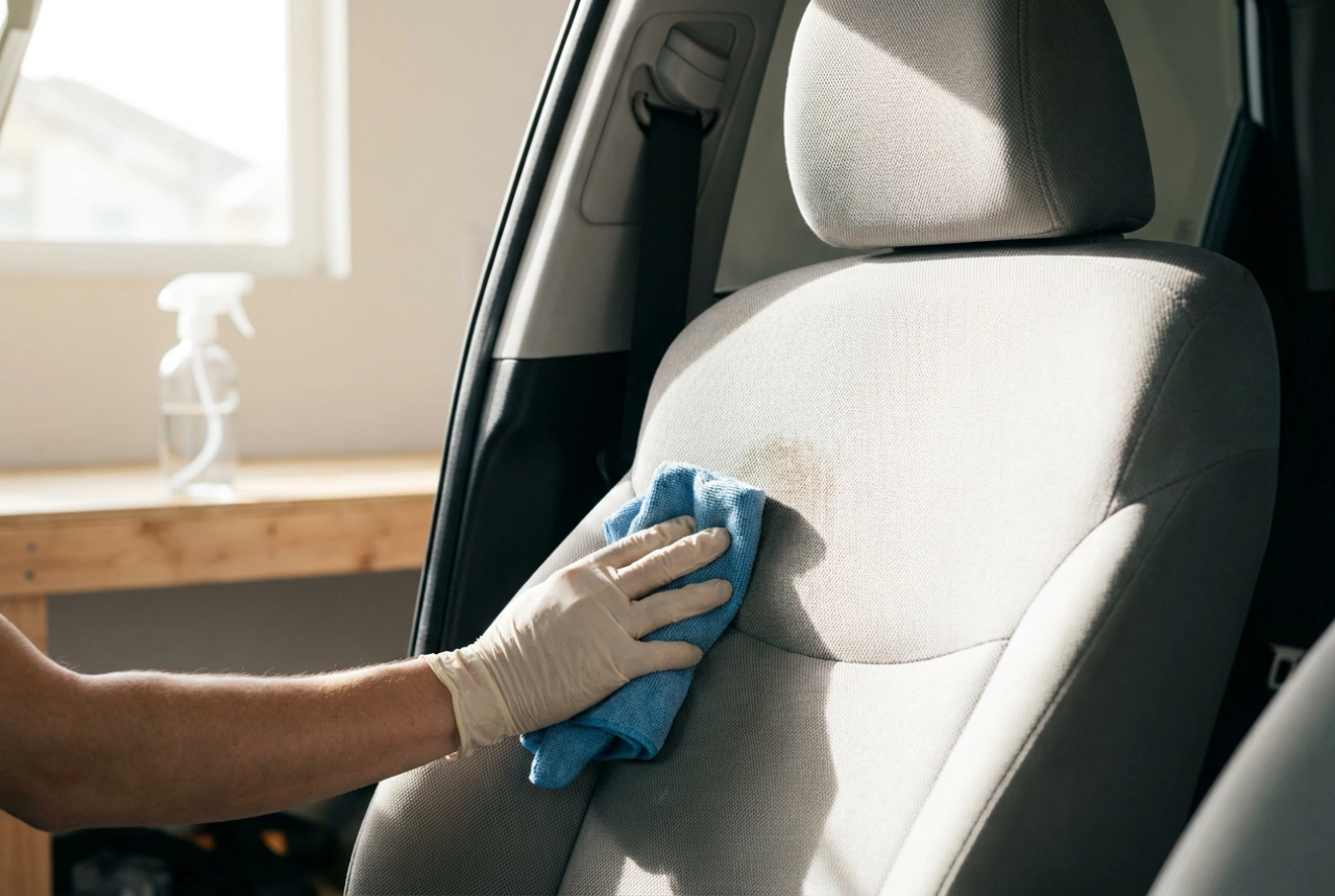 Comment nettoyer la sellerie de voiture en tissu sans laisser d'auréoles