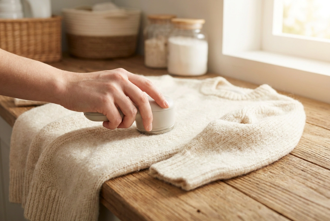 Comment utiliser un rasoir anti-bouloche sans abîmer les fibres