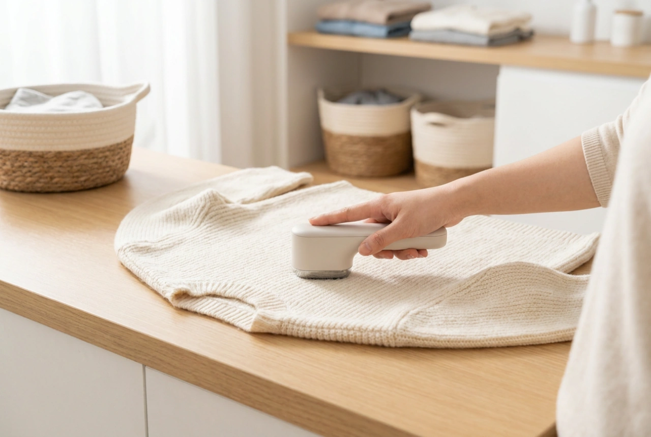 Comment utiliser un rasoir anti-bouloche électrique en toute sécurité