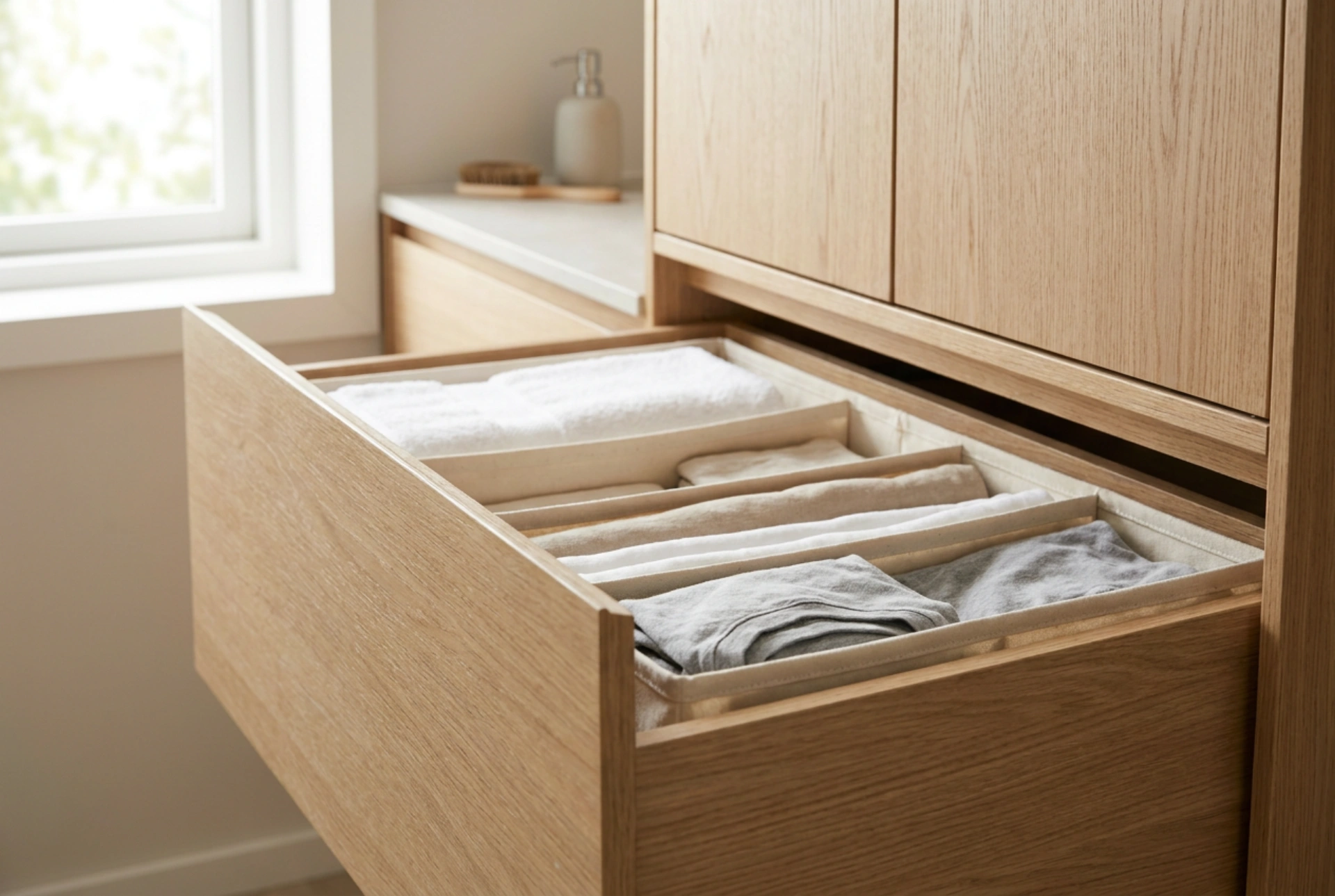 Panier cargo à linge et tri efficace avant le lavage